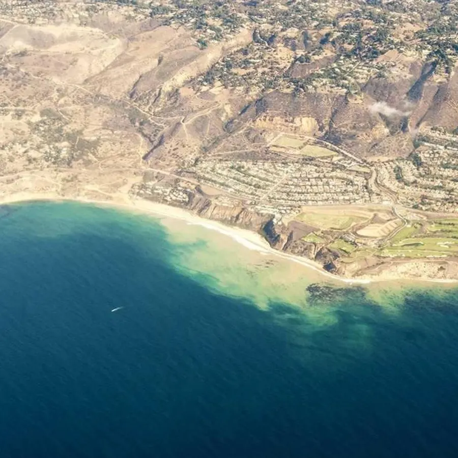 aerial coast